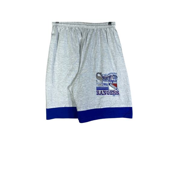 Vintage New York Rangers Stanley Cup Champs Shorts 1994 XL - Picture 1 of 6